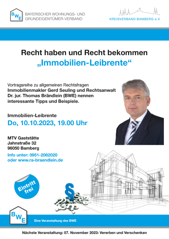 Recht haben und Recht bekommen - Immobilien-Leibrente